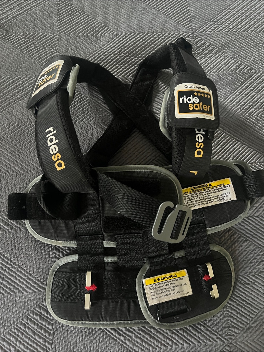 Child Travel Harness Vest - Black
